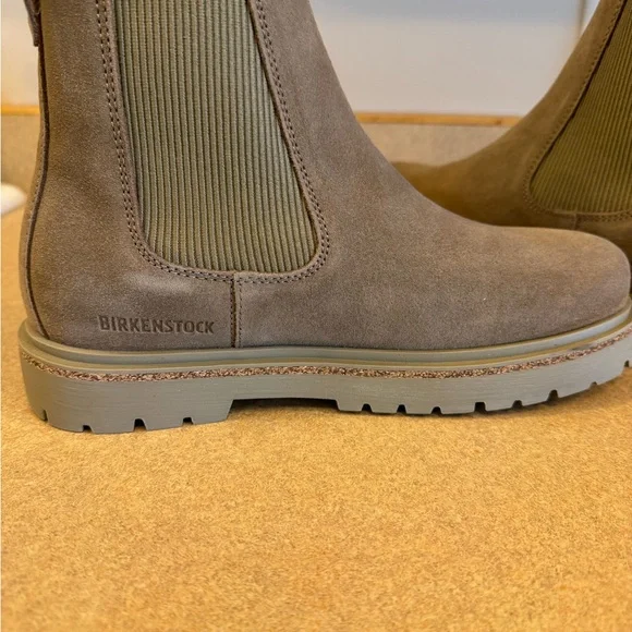 Birkenstock high wood women’s boot 38 Reg - Picture 2 of 5